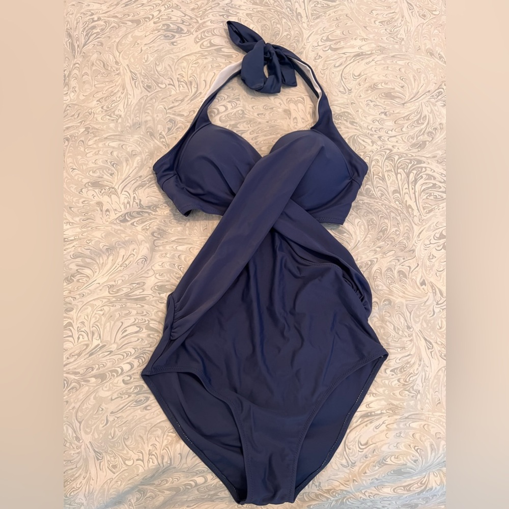 Cupshe Navy swimsuit size S